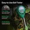image:imageVIVOSUN Digital pH Meter 3in1 TDSECTemperature Meter 3in1 Soil MoisturepHLight Tester Combo for Home Garden and HydroponicsYellow  green  blue