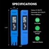 image:imageVIVOSUN TDS Tester 3in1 TDS EC amp Temperature Meter Ultrahigh Accuracy Digital Water Quality TDS Tester BlueBlue