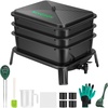 image:imageVIVOSUN 5Layer Worm Compost Bin 50L Worm Composter Easy Setup Inclusive Worm Farm Kit for Recycling Food Waste3Layer