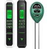image:imageVIVOSUN Digital pH Meter 3in1 TDSECTemperature Meter 3in1 Soil MoisturepHLight Tester Combo for Home Garden and HydroponicsBlackWhiteGreen