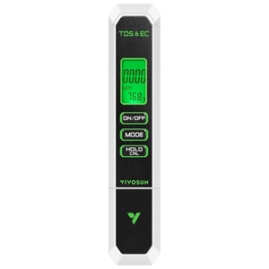 image:imageVIVOSUN TDS Tester 3in1 TDS EC amp Temperature Meter Ultrahigh Accuracy Digital Water Quality TDS Tester BlueWhite