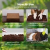 image:imageVIVOSUN Coco Coir Brick 14lbs 100 Natural Organic Compressed Coconut Coir Fiber with Low EC PH Balance amp High Nutrition Coconut Fiber Substrate Coconut Soil for Plants 6Pack110 Pounds