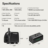 image:imageVIVOSUN Professional Automatic Drip Irrigation Kits 15W Output All in One Professional Grow Kit Includes Pump Timer and Regulator 8 Drip Emitters Garden Plant Watering System Indoor OutdoorSmart Drip Irrigation