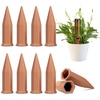 image:imageVIVOSUN 10Pcs SelfWatering Spikes 7 Inch Hexagonal Terracotta Watering Stakes AutoWater Device Planter Insert for Indoor amp Outdoor Potted Plants 10Pack10