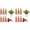 image:imageVIVOSUN 10Pcs SelfWatering Spikes 7 Inch Hexagonal Terracotta Watering Stakes AutoWater Device Planter Insert for Indoor amp Outdoor Potted Plants 10Pack6 Pack of 2