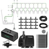 image:imageVIVOSUN Professional Automatic Drip Irrigation Kits 15W Output All in One Professional Grow Kit Includes Pump Timer and Regulator 8 Drip Emitters Garden Plant Watering System Indoor OutdoorSmart Drip Irrigation