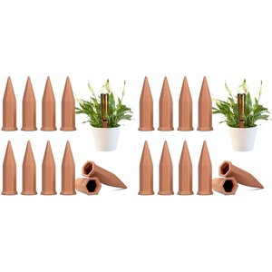 image:imageVIVOSUN 10Pcs SelfWatering Spikes 7 Inch Hexagonal Terracotta Watering Stakes AutoWater Device Planter Insert for Indoor amp Outdoor Potted Plants 10Pack10 Pack of 2