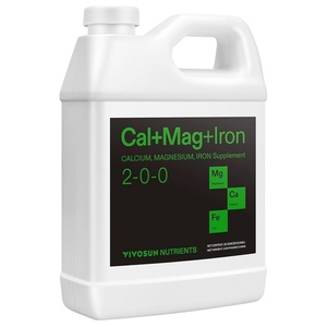 image:imageVIVOSUN CalMagIron 200 Calcium Magnesium amp Iron Supplement Liquid Nutrient Fertilizer for All Plants Concentrated Plant Food for SoilSoilless Cultivation Hydroponics 1 Quart