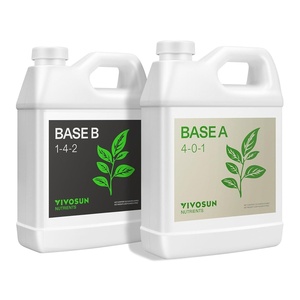 image:imageVIVOSUN Liquid Nutrients Base A amp B Bundle Grow Big Hydroponic Fertilizer Supports Vegetative and Flowering Stages for Outdoor Indoor Plants Best Plant Food Set of 8oz32 Ounce