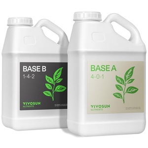 image:imageVIVOSUN Liquid Nutrients Base A amp B Bundle Grow Big Hydroponic Fertilizer Supports Vegetative and Flowering Stages for Outdoor Indoor Plants Best Plant Food Set of 8oz128 Ounce
