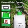 image:imageVIVOSUN 1 Gal4L Pump Sprayer Garden Water Sprayer for Plants Weeds amp Lawn Care with 3 Nozzles 50 Long Hose amp Pressure Relief Valve10 gal