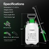 image:imageVIVOSUN 1 Gal4L Pump Sprayer Garden Water Sprayer for Plants Weeds amp Lawn Care with 3 Nozzles 50 Long Hose amp Pressure Relief Valve10 gal Pack of 2