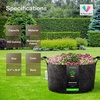 image:imageVIVOSUN 1 Pack 50 Gallon Grow Bag Fabric Pot with Handles for Growing Vegtables and Plants100 Gallon