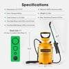 image:imageVIVOSUN 21Gal8L Pump Pressure Sprayer Pressurized Water Spray Bottle with Adjustable Shoulder Strap Adjustable Nozzle Safety Valve amp Additional Seals Ideal for Watering Fertilizing Cleaning13 Gallon  5 Liter