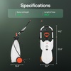 image:imageVIVOSUN 32 Gallon Lawn and Garden Wheeled Pump Compression Sprayer with Pressure Relief Valve LaborSaving Wheel Design135 Gallon5L
