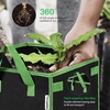 image:imageVIVOSUN 5 Pack 5 Gallon Square Grow Bags Thick Nonwoven Cubic Fabric Pots with Handles for Indoor and Outdoor Gardening7 Gallon