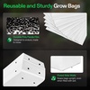 image:imageVIVOSUN 50Pack 5 Gallon Grow Bags for Plants BlackandWhite Thick Plastic Bags for Potting Seedlings and Rooting1 Gallon