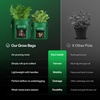 image:imageVIVOSUN 5Pack 7 Gallon Potato Grow Bags for Growing Potatoes Fabric Potato Pots with Handle and Rollup Window Potato Growing Containers Potato Planter Potato Planter for Growing Potatoes GreenGreen