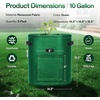 image:imageVIVOSUN 5Pack 7 Gallon Potato Grow Bags for Growing Potatoes Fabric Potato Pots with Handle and Rollup Window Potato Growing Containers Potato Planter Potato Planter for Growing Potatoes GreenGreen