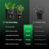 image:imageVIVOSUN 5Pack 7 Gallon Potato Grow Bags for Growing Potatoes Fabric Potato Pots with Handle and Rollup Window Potato Growing Containers Potato Planter Potato Planter for Growing Potatoes GreenBlack