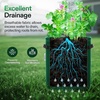 image:imageVIVOSUN 5Pack 7 Gallon Potato Grow Bags for Growing Potatoes Fabric Potato Pots with Handle and Rollup Window Potato Growing Containers Potato Planter Potato Planter for Growing Potatoes GreenGreen