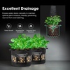 image:imageVIVOSUN 5Pack 7 Gallon Visible Potato Grow Bags Thick Fabric Potato Pots with 360 Visibility amp Harvest Window Potato Growing Containers Potato Planter Potato Planter for Growing Potatoes Black5