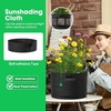 image:imageVIVOSUN 5Pack 7 Gallon Visible Potato Grow Bags Thick Fabric Potato Pots with 360 Visibility amp Harvest Window Potato Growing Containers Potato Planter Potato Planter for Growing Potatoes Black3