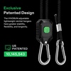 image:imageVIVOSUN 6Pair 18 Inch Adjustable Grow Light Hanger Heavy Duty Rope Hanger with Reinforced Metal Gears 8Ft Long and 150 lbs Weight Capacity Rope for Grow Light Inline Fan FiltersGreen