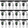 image:imageVIVOSUN 6Pair 18 Inch Adjustable Grow Light Hanger Heavy Duty Rope Hanger with Reinforced Metal Gears 8Ft Long and 150 lbs Weight Capacity Rope for Grow Light Inline Fan FiltersGreen