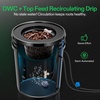 image:imageVIVOSUN DWC Hydroponics Grow System with Top Drip Kit 5Gallon Deep Water Culture Recirculating Drip Garden System with MultiPurpose Air Hose Air Pump and Air Stone 1 Bucket  Top Drip Kit4 Buckets  Top Drip Kit