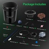 image:imageVIVOSUN DWC Hydroponics Grow System with Top Drip Kit 5Gallon Deep Water Culture Recirculating Drip Garden System with MultiPurpose Air Hose Air Pump and Air Stone 1 Bucket  Top Drip Kit4 Buckets  Top Drip Kit