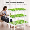 image:imageVIVOSUN Hydroponics Growing System 108 Plant Sites 3 Layers 12 FoodGrade PVCU Pipes Gardening System Grow Kit with Water Pump Timer Nest Basket and Sponge for Leafy Vegetables108 Plant Sites