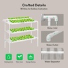 image:imageVIVOSUN Hydroponics Growing System 108 Plant Sites 3 Layers 12 FoodGrade PVCU Pipes Gardening System Grow Kit with Water Pump Timer Nest Basket and Sponge for Leafy Vegetables90