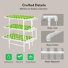 image:imageVIVOSUN Hydroponics Growing System 108 Plant Sites 3 Layers 12 FoodGrade PVCU Pipes Gardening System Grow Kit with Water Pump Timer Nest Basket and Sponge for Leafy Vegetables108 Plant Sites
