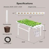 image:imageVIVOSUN Hydroponics Growing System 108 Plant Sites 3 Layers 12 FoodGrade PVCU Pipes Gardening System Grow Kit with Water Pump Timer Nest Basket and Sponge for Leafy Vegetables36