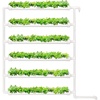 image:imageVIVOSUN Hydroponics Growing System 108 Plant Sites 3 Layers 12 FoodGrade PVCU Pipes Gardening System Grow Kit with Water Pump Timer Nest Basket and Sponge for Leafy Vegetables54Wall mounted