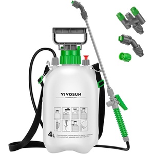 image:imageVIVOSUN 1 Gal4L Pump Sprayer Garden Water Sprayer for Plants Weeds amp Lawn Care with 3 Nozzles 50 Long Hose amp Pressure Relief Valve10 gal