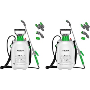 image:imageVIVOSUN 1 Gal4L Pump Sprayer Garden Water Sprayer for Plants Weeds amp Lawn Care with 3 Nozzles 50 Long Hose amp Pressure Relief Valve10 gal Pack of 2