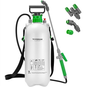 image:imageVIVOSUN 1 Gal4L Pump Sprayer Garden Water Sprayer for Plants Weeds amp Lawn Care with 3 Nozzles 50 Long Hose amp Pressure Relief Valve18 gal