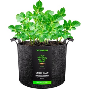image:imageVIVOSUN 1 Pack 50 Gallon Grow Bag Fabric Pot with Handles for Growing Vegtables and Plants45 Gallon
