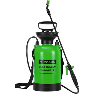 image:imageVIVOSUN 135Gallon Pump Pressure Sprayer Pressurized Lawn amp Garden Water Spray Bottle with Adjustable Shoulder Strap for Spraying Plants Garden Watering and Household CleaningGreen