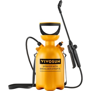 image:imageVIVOSUN 21Gal8L Pump Pressure Sprayer Pressurized Water Spray Bottle with Adjustable Shoulder Strap Adjustable Nozzle Safety Valve amp Additional Seals Ideal for Watering Fertilizing Cleaning13 Gallon  5 Liter