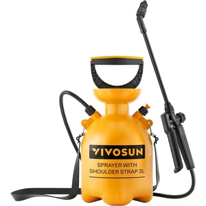 image:imageVIVOSUN 21Gal8L Pump Pressure Sprayer Pressurized Water Spray Bottle with Adjustable Shoulder Strap Adjustable Nozzle Safety Valve amp Additional Seals Ideal for Watering Fertilizing Cleaning08 Gallon  3 Liter