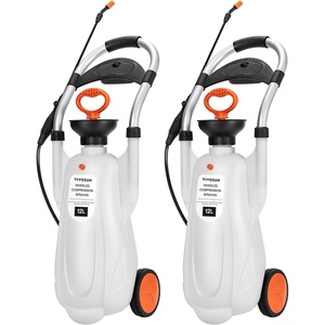 image:imageVIVOSUN 32 Gallon Lawn and Garden Wheeled Pump Compression Sprayer with Pressure Relief Valve LaborSaving Wheel Design135 Gallon5L Pack of 2