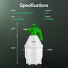 image:imageVIVOSUN 27oz Pump Sprayer Handheld Garden Water Sprayer Bottle with Adjustable Brass Nozzle for Spraying Plants Flowers Weeds and Cleaning GreenGreen