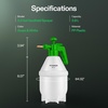 image:imageVIVOSUN 27oz Pump Sprayer Handheld Garden Water Sprayer Bottle with Adjustable Brass Nozzle for Spraying Plants Flowers Weeds and Cleaning GreenGreen