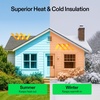 image:imageVIVOSUN Double Bubble Foil Insulation Roll 6 x 25 ft Reflective HVAC Pipe amp Duct Wrap Weatherproof Thermal Insulation for Attics Windows Garages1Pack