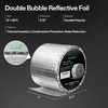 image:imageVIVOSUN Double Bubble Foil Insulation Roll 6 x 25 ft Reflective HVAC Pipe amp Duct Wrap Weatherproof Thermal Insulation for Attics Windows Garages1Pack
