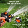 image:imageVIVOSUN Garden Hose Splitter 4 Way Heavy Duty Water Hose Connector 34 Water Hose Manifold Faucet Adapter with Comfortable Rubberized Grip for Drip Irrigation Lawns2way Pack of 2