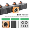 image:imageVIVOSUN Garden Hose Splitter 4 Way Heavy Duty Water Hose Connector 34 Water Hose Manifold Faucet Adapter with Comfortable Rubberized Grip for Drip Irrigation Lawns34 inch